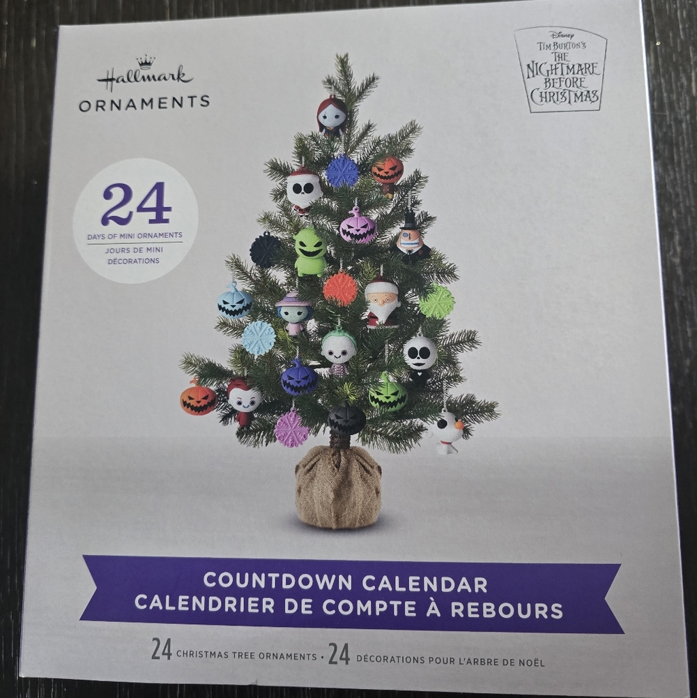 NWT Hallmark Ornaments Nightmare Before Christmas Tree Set